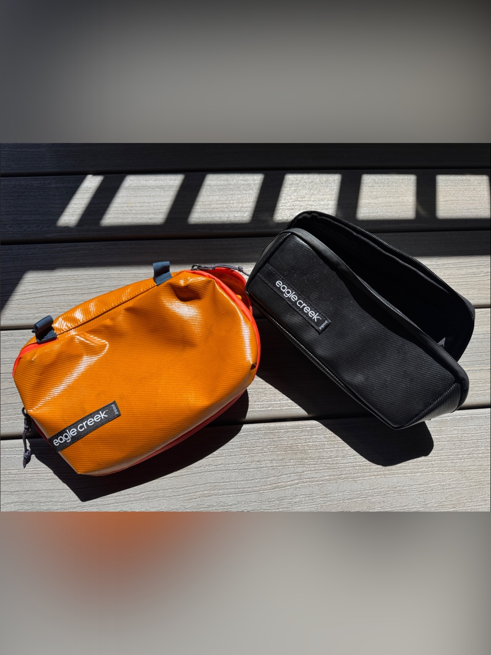 Set of Eagle Creek Travel Dopp Kits! 🖤🦅🧡